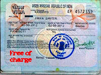 A photo of free Indian visa