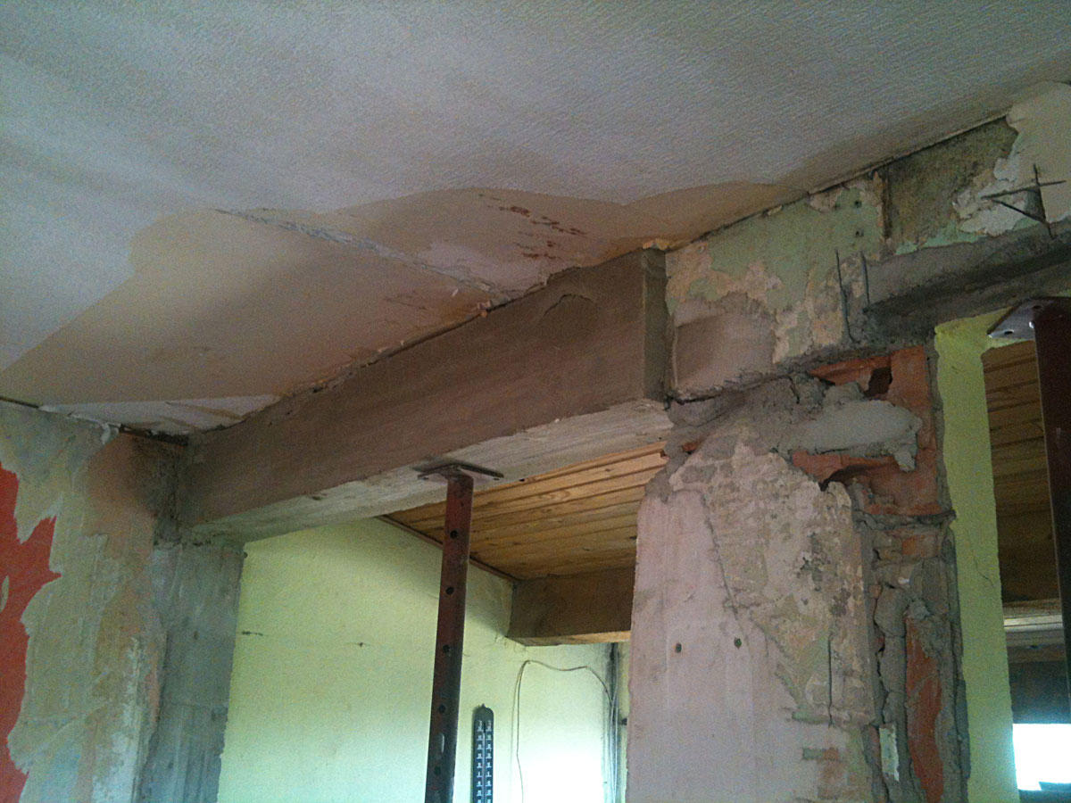 Rénovation de ma maison Couler un linteau et casser un