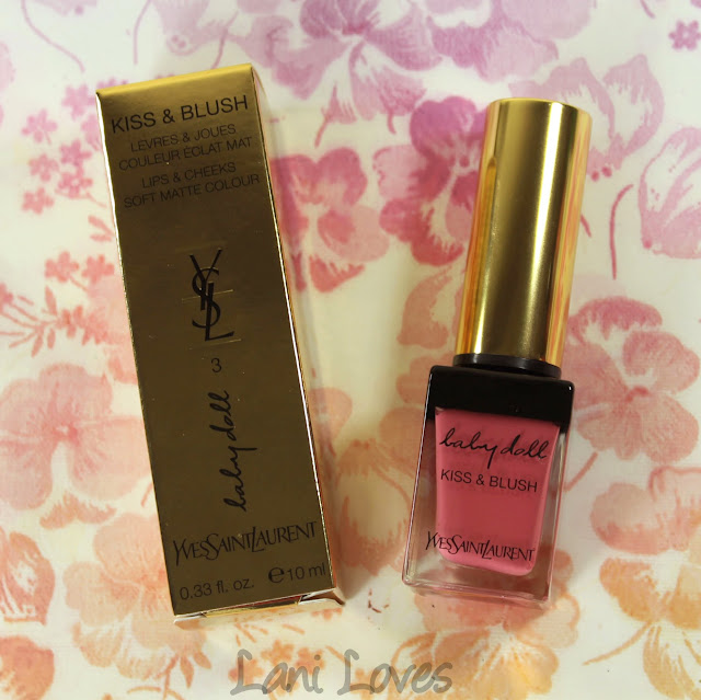 Yves Saint Laurent Babydoll Kiss & Blush #3 Rose Libre Swatches & Review