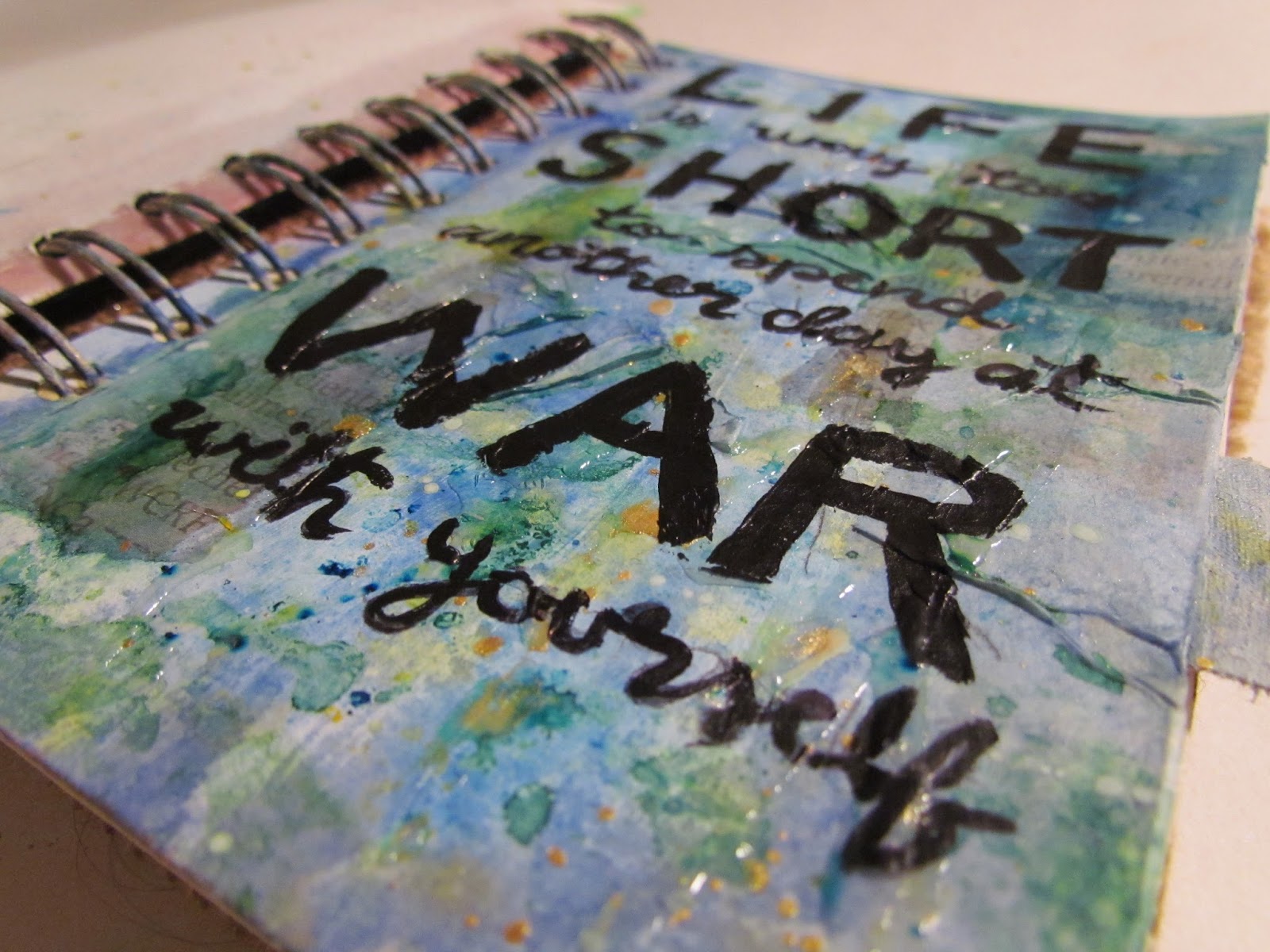 Watercolor Wash Calligraphy Lettering Quotes