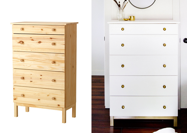 5 incredible makeovers ikea hack painted furniture diy's - the