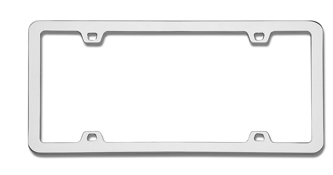 Chrome License Plate Frame 1.43 + Free Shipping With Amazon Prime or