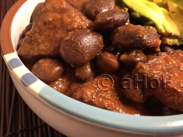 Piloyes, runner beans, Chorizo, , Guatemalan dish, stew