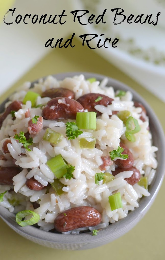 Savory Coconut Red Beans and Rice