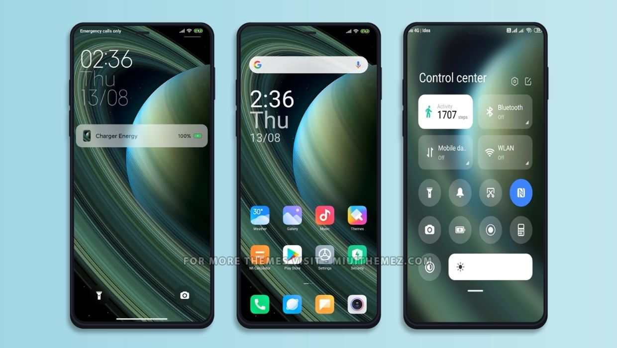 SaturnUI V11 & V12 MIUI Theme