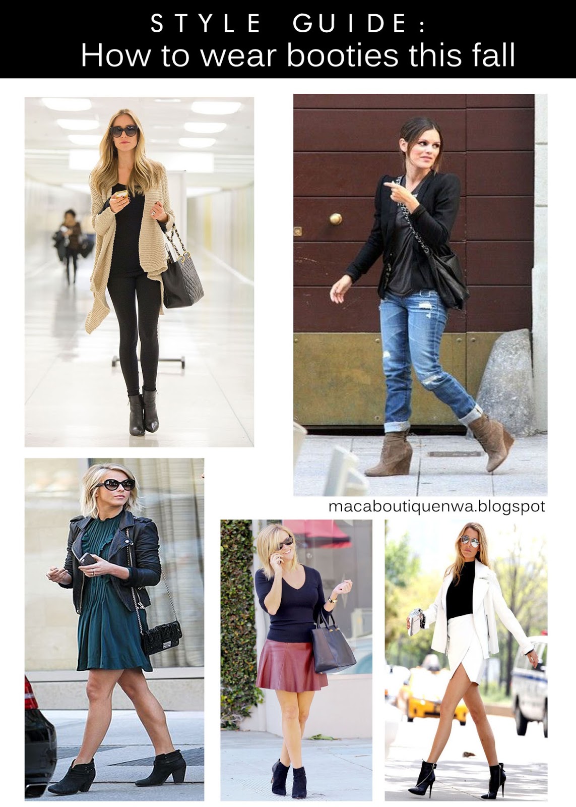 MACA Love: [Fashion Friday] Style Guide: {Fall Booties}