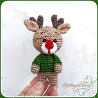 PATRON GRATIS RENO AMIGURUMI 353482