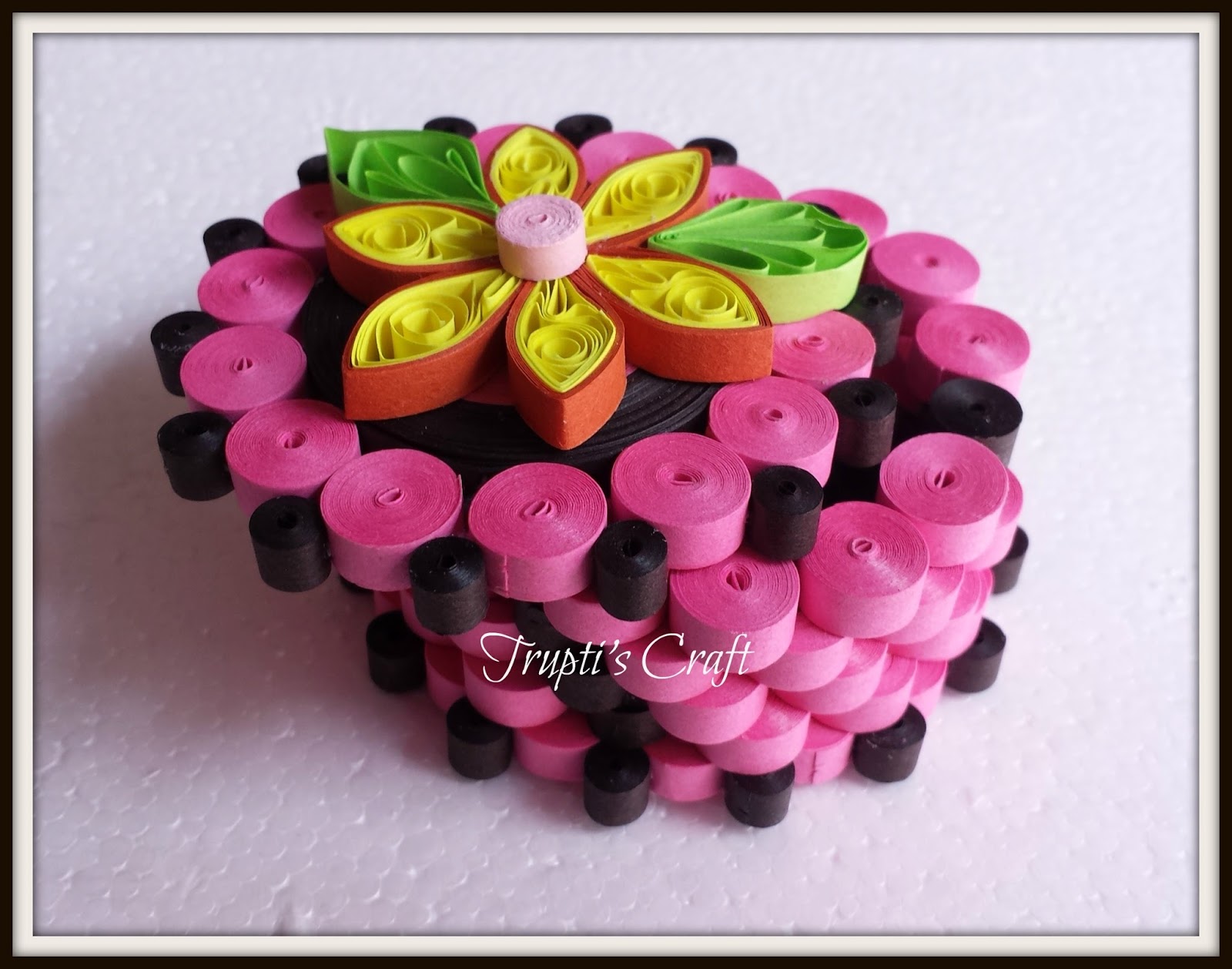Trupti's Craft Paper Quilling Box