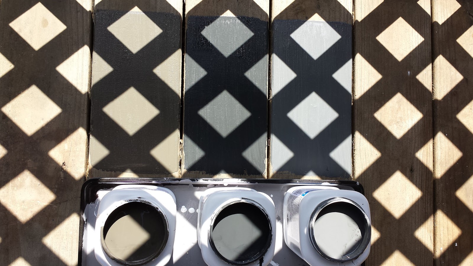 FOCAL POINT STYLING Before & After Black Slate Stain Deck & Repair