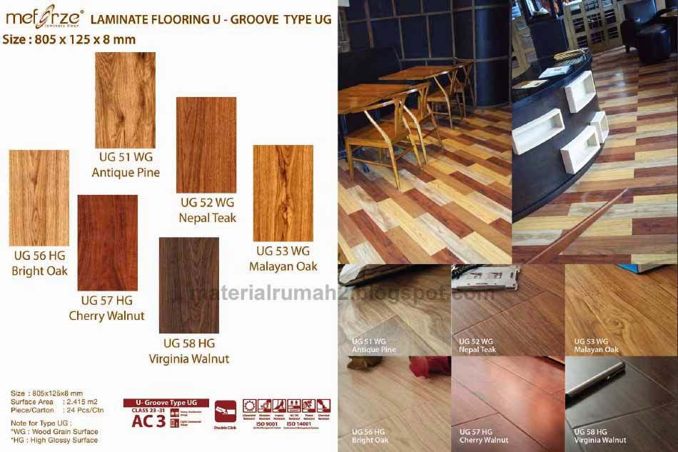 Daftar Harga MEFORZE Vinyl Floor dan Laminated Flooring Media Bangunan
