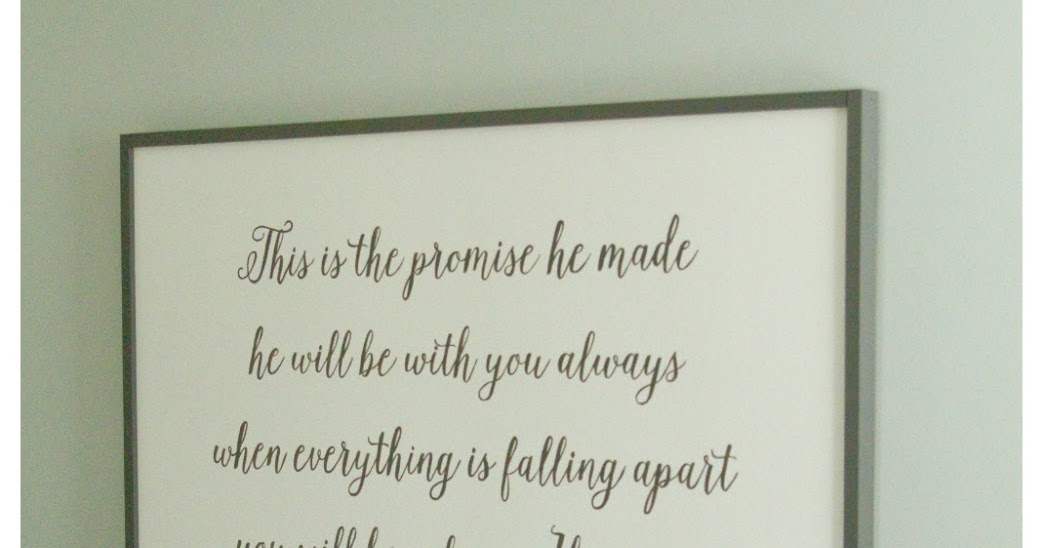 Little Bits of Home How to Frame a Wood Sign