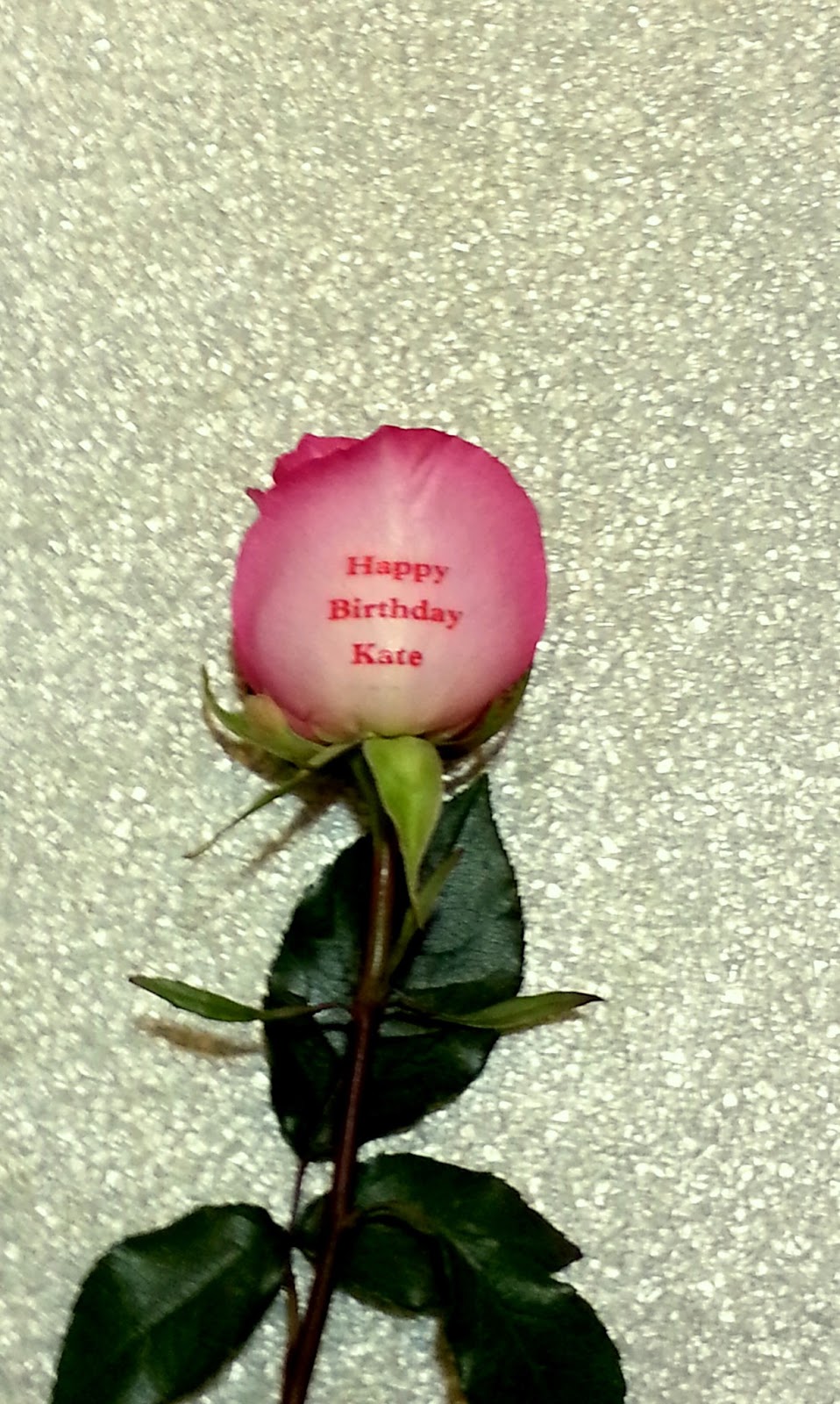 Spearwood Florist Blog Personalised Printed Roses, Send a Special Message
