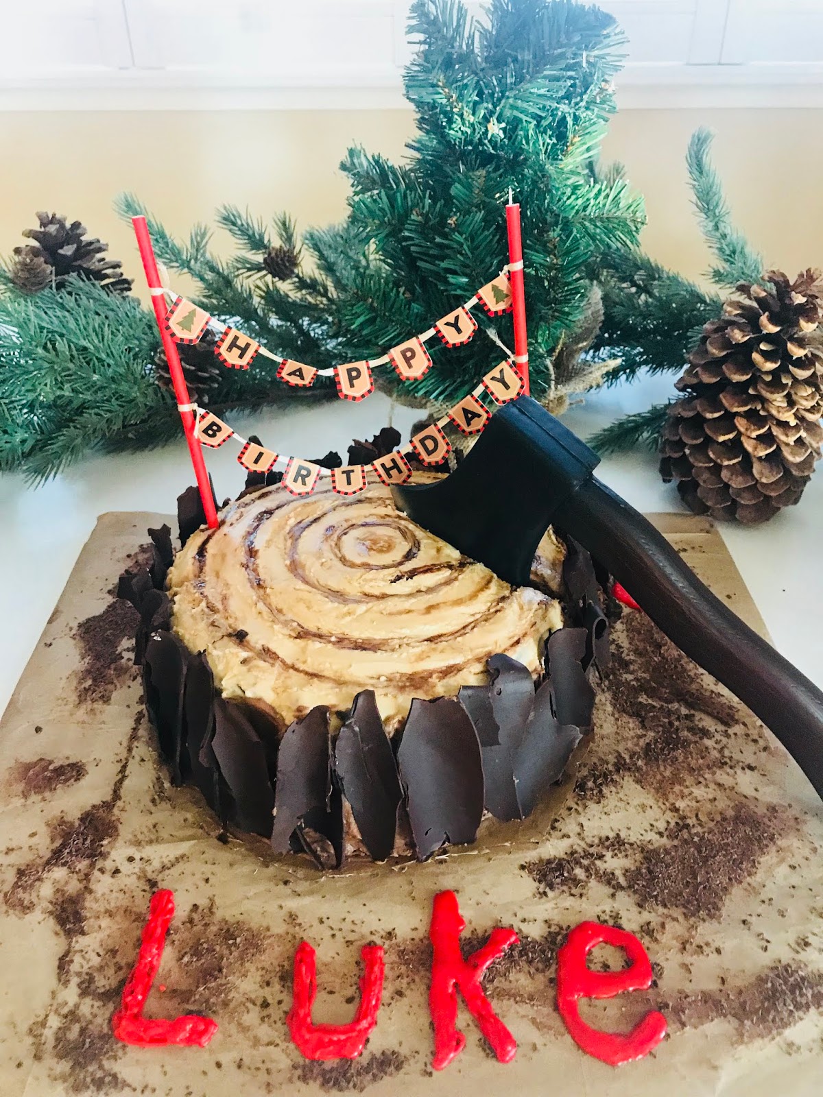 The Larson Lingo Lumberjack Luke turns 6!