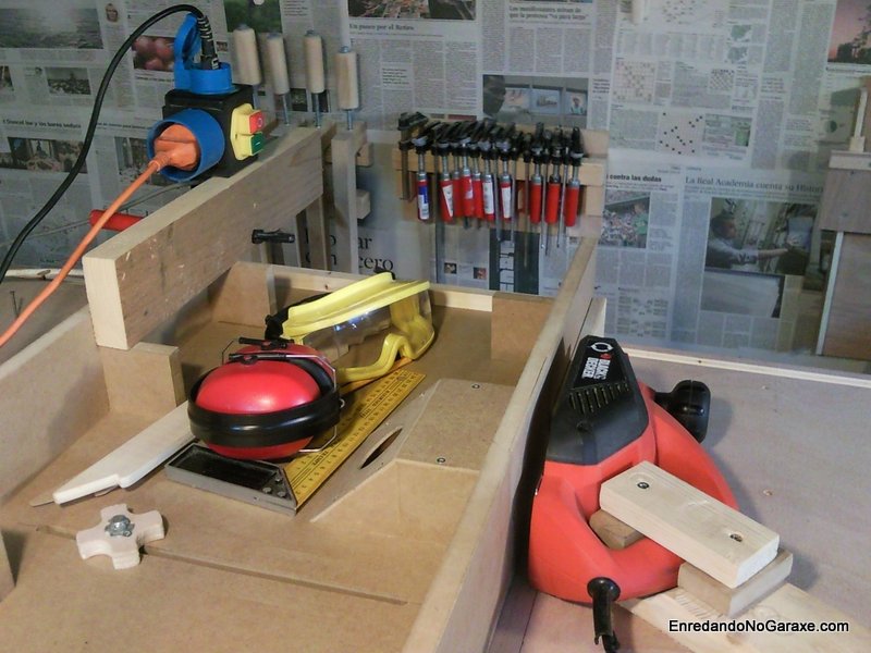 Regruesadora hecha con cepillo eléctrico, enredandonogaraxe.com