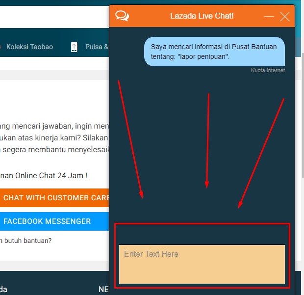 Customer Service Lazada Via Live Chatting Terbaru 2019 5 Customer Service Lazada Via Live Chatting Terbaru 2019 5