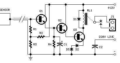 Capacitive Sensor Circuit Schematic Diagram - The Circuit