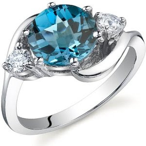 Blue Topaz Rings