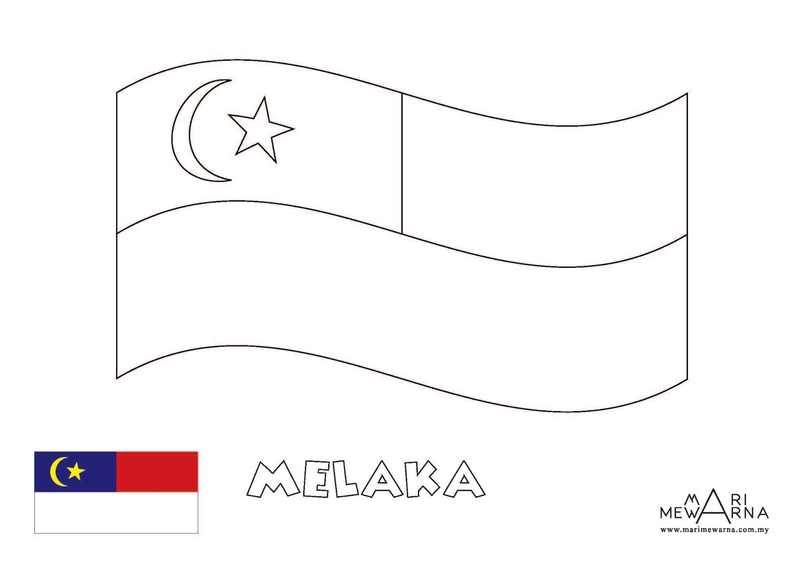 Mari Mewarna Bendera Negeri Negeri Di Malaysia