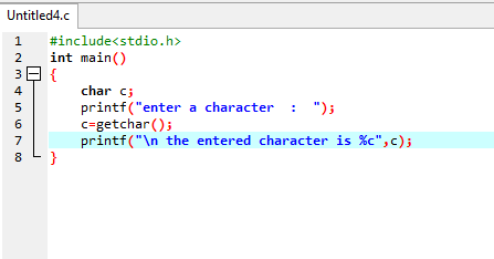 The GETCHAR() Function - Let's Learn Computer Programming