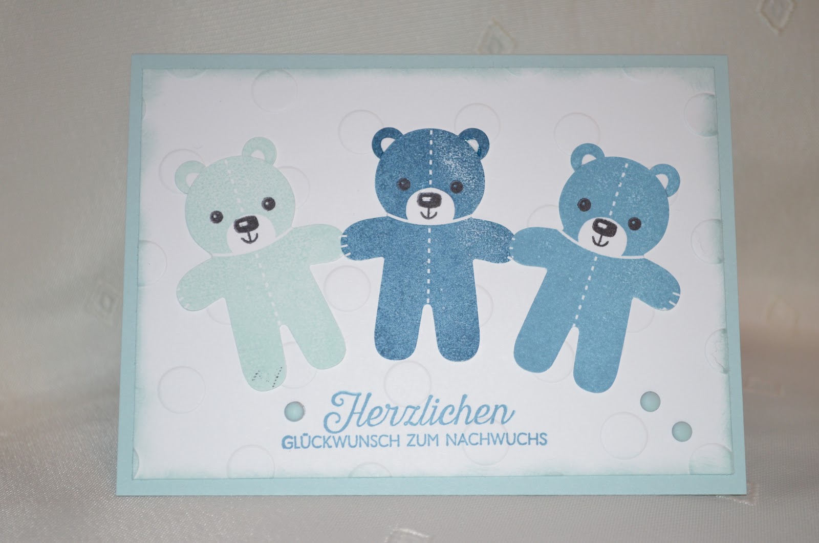 Papierparty Babykarte Junge