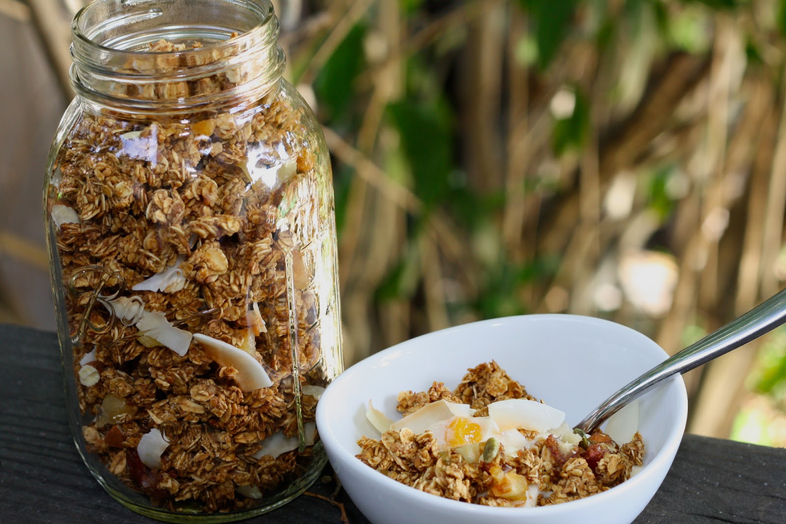 K's Veg Recipes Healthy Tropical Granola