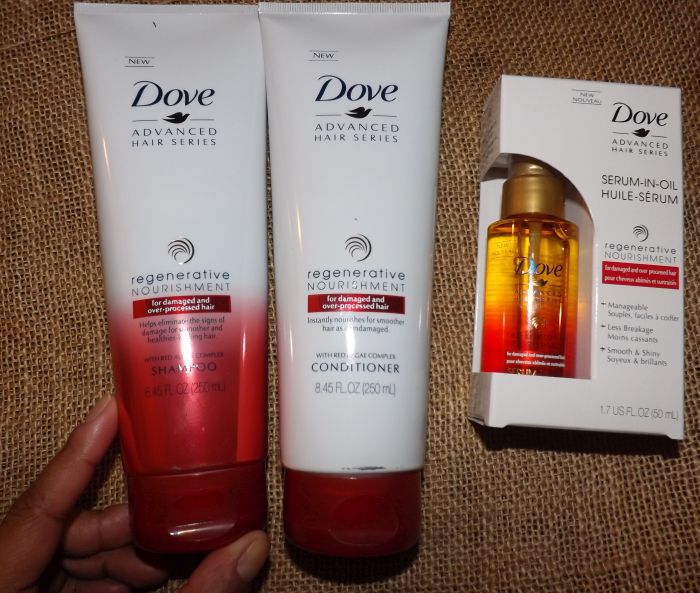new dove hair products