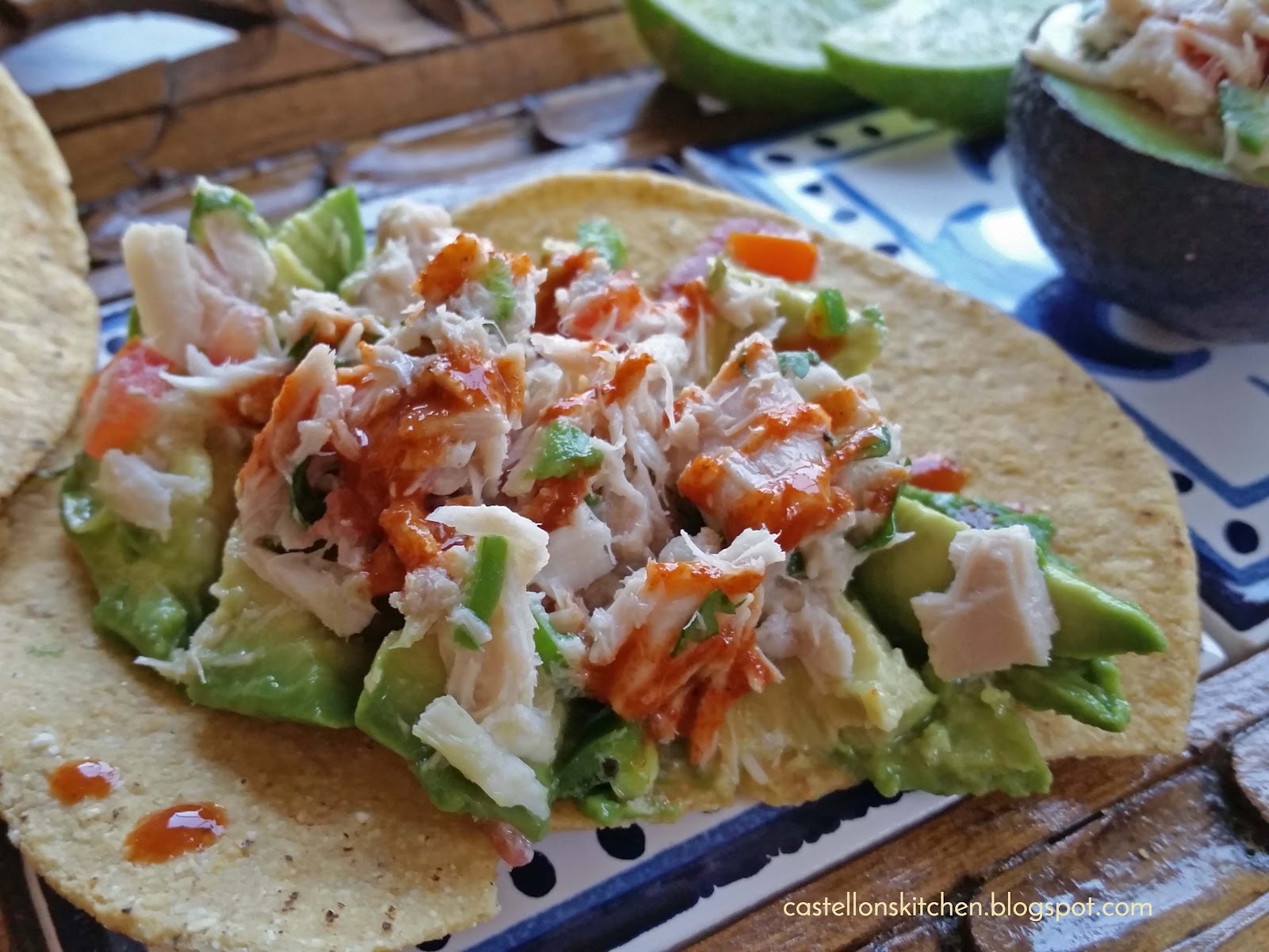 Castellon's Kitchen Easy Tuna Ceviche in Avocado Cups