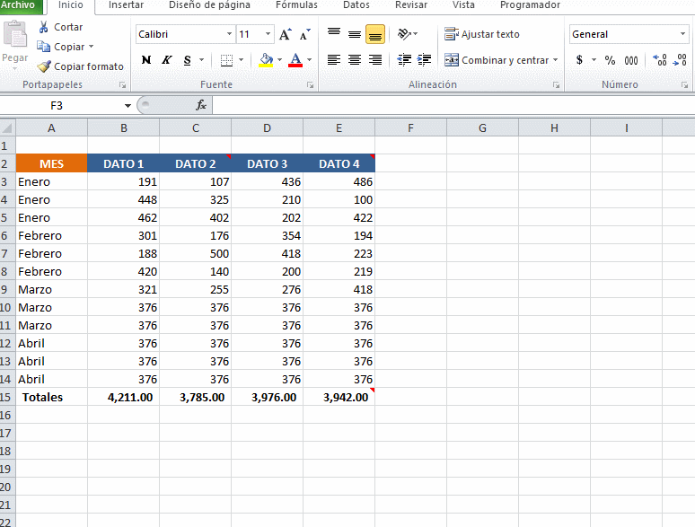 Capacitate Excel El botón de función "F5" y sus múltiples opciones