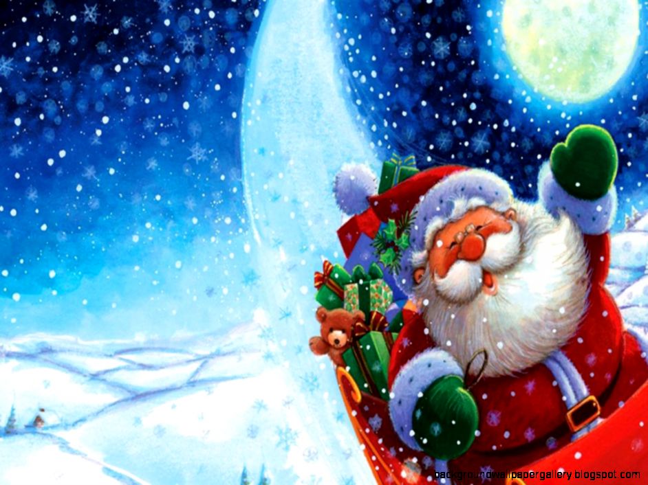 Santas HD Wallpaper  Sky HD Wallpaper