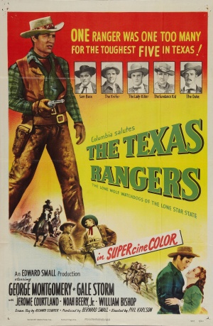 The Texas Rangers 1951 movieloversreviews.filminspector.com film poster