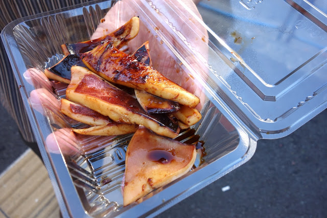 Japanese squid food stall