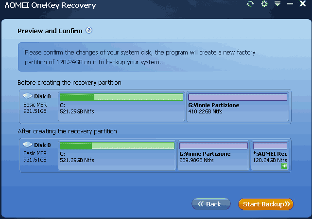 Creare Una Partizione Di Recovery Windows 7