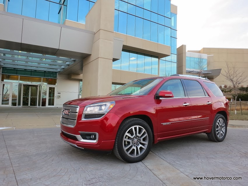 HOVER MOTOR COMPANY: 2014 GMC Acadia Denali test drive review. Comfort
