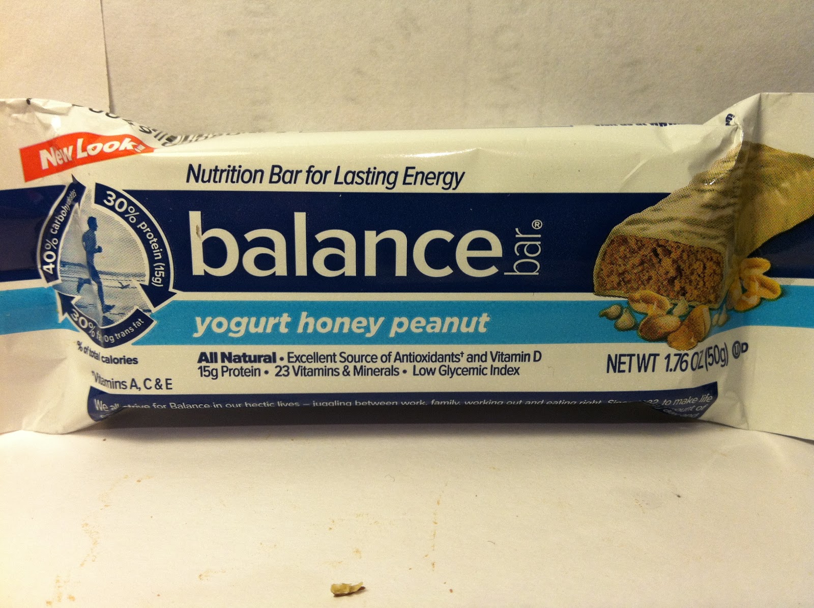 Crazy Food Dude Review Balance Bar Yogurt Honey Peanut Bar