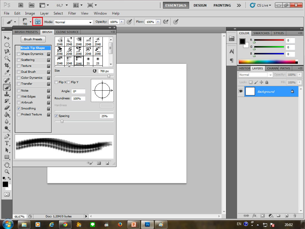 MEMBUAT GAMBAR DENGAN BRUSH