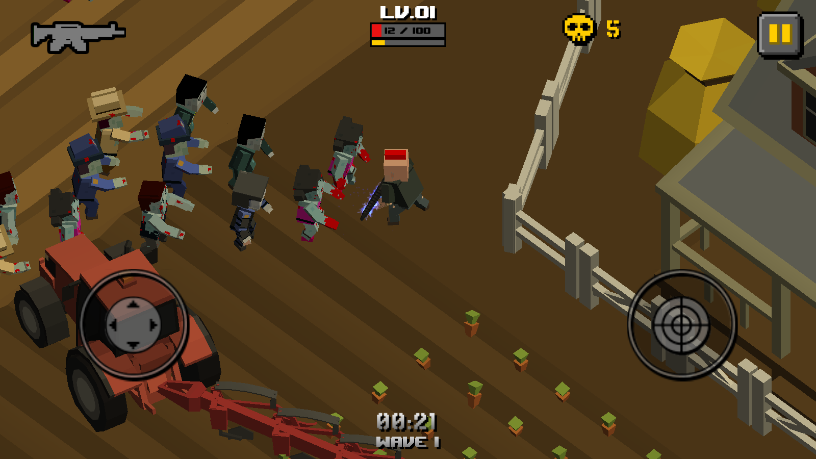 Cube Zombie War Mod Android Offline Mods