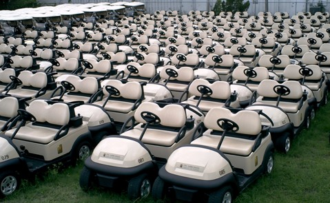 King of Carts: 250 Club Car Precedent Golf Carts Arriving from Myrtle Beach SC - King of Carts