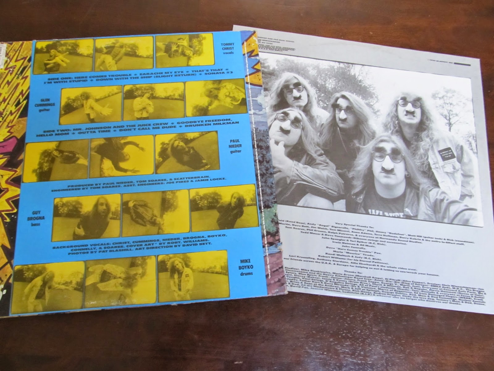 The Emerging Addiction Scatterbrain Here Comes Trouble 1990 Virgin Records (Don't Call Me Dude)