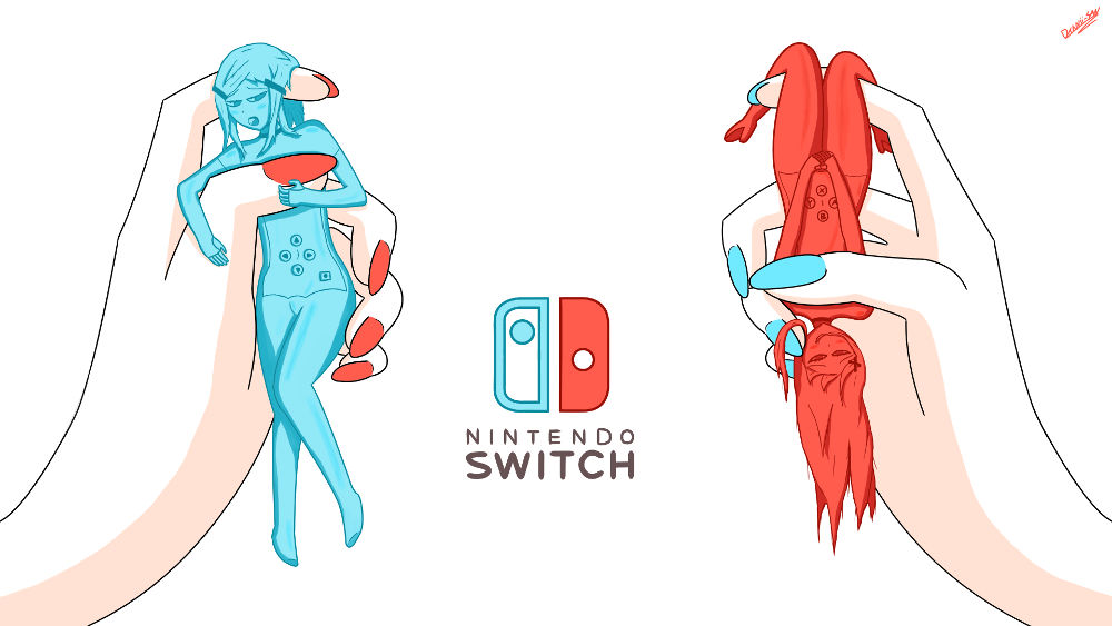 Nintendo Switch anime girls.