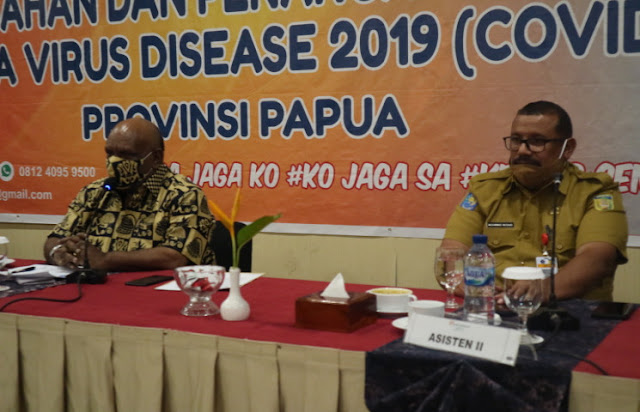 Klemen Tinal Ungkap TIngginya Persentase Kesembuhan Corona di Papua Akibat Kinerja Satgas Klemen Tinal Ungkap TIngginya Persentase Kesembuhan Corona di Papua Akibat Kinerja Satgas