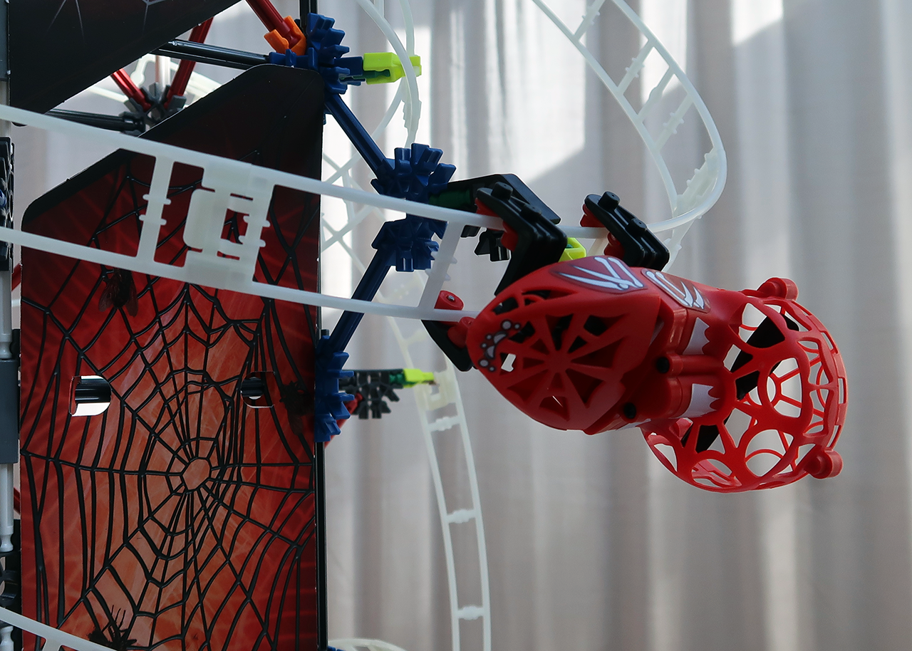 knex thrill rides web weaver