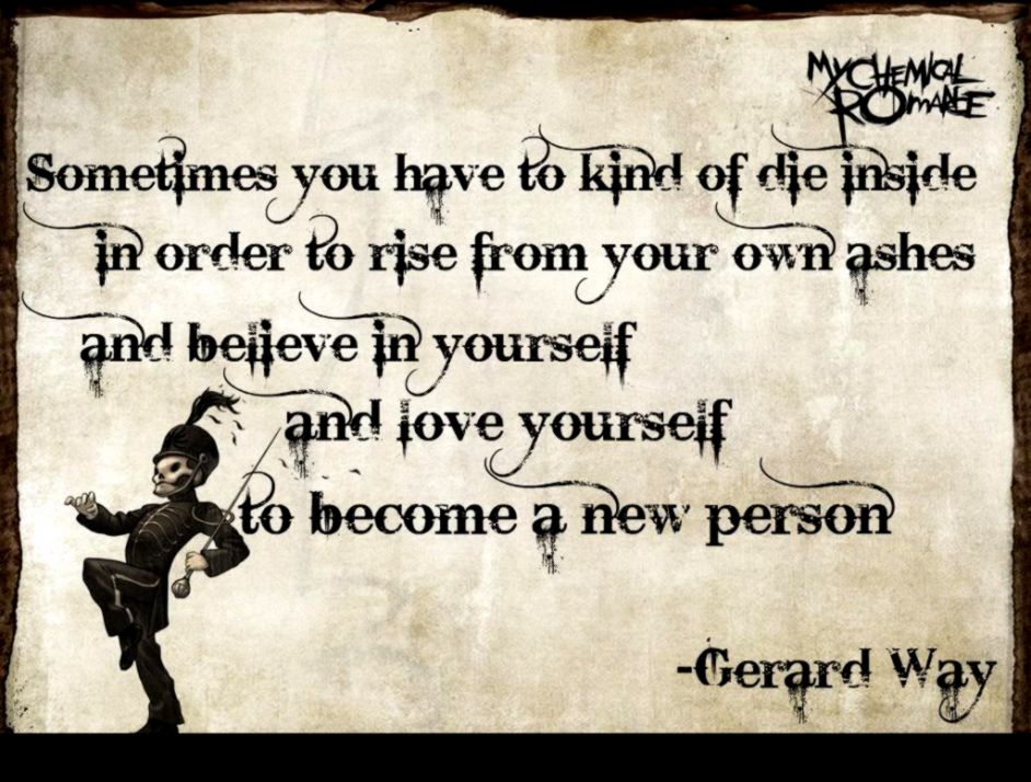 My Chemical Romance Gerard Way Quote