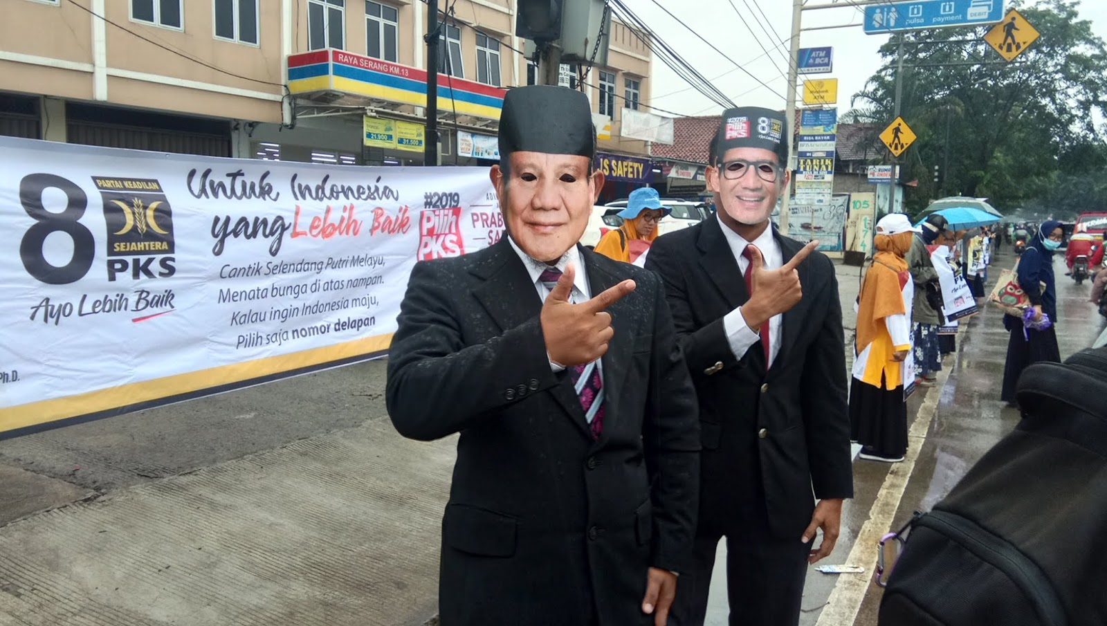 Prabowo dan Sandiaga Hadir di Flashmob PKS Kabupaten Tangerang