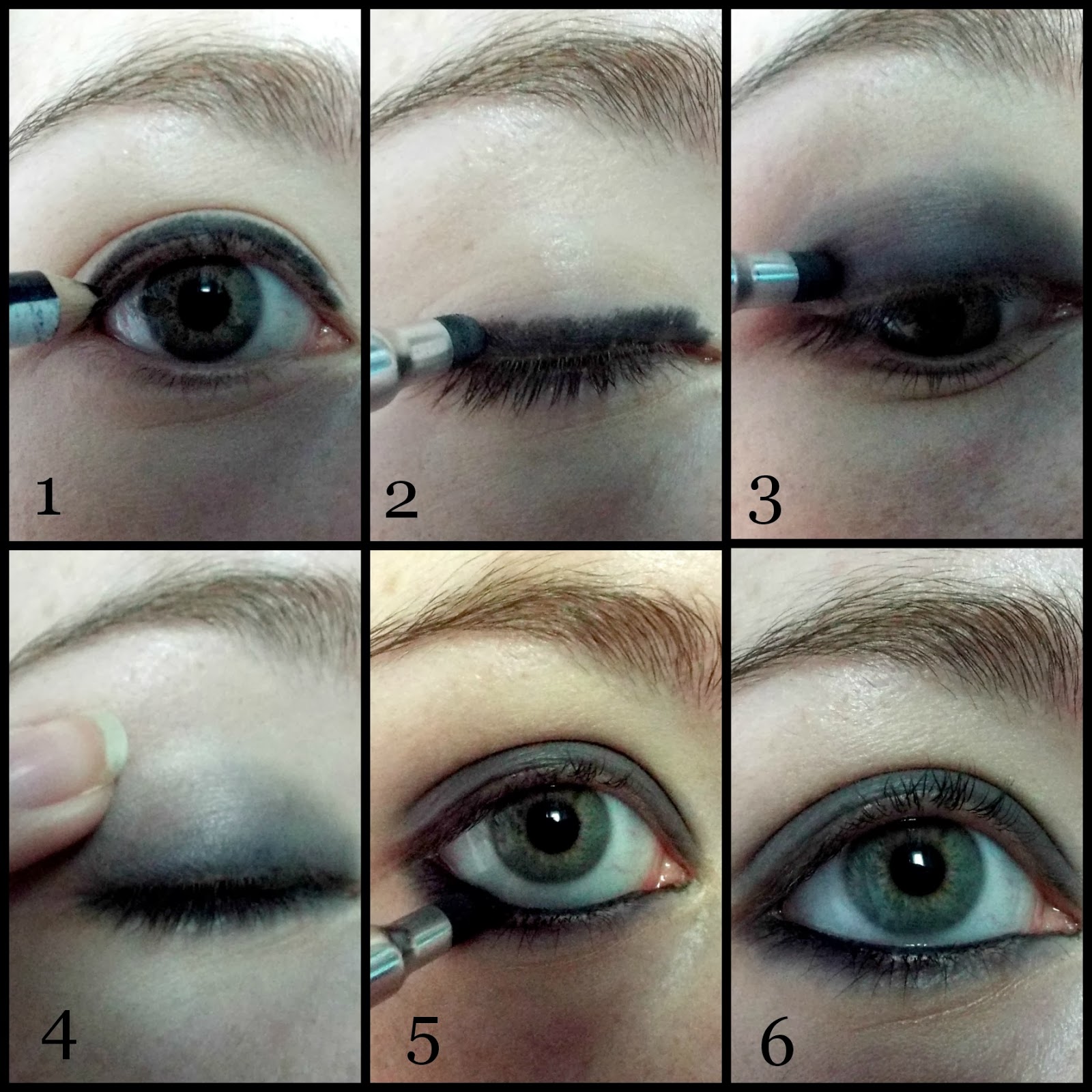 BethFX How to smokey eye using eyeliner