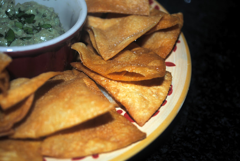 homemade chips and guac..