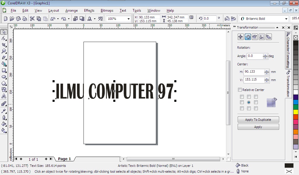 Coreldraw x3. Coreldraw x3