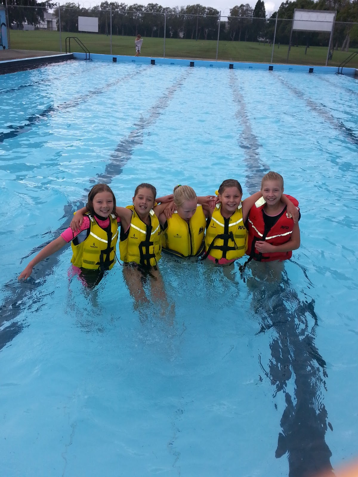 Mrs Berryman's Class Swim Safe Life Jackets