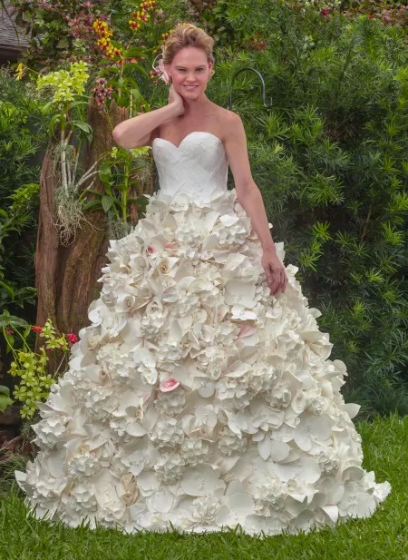 Carol Touchstone Toilet Paper Wedding Dress