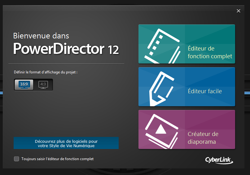 télécharger Cyber Link Power Director Ultimate 12.0.2915.0  crack.logiciel