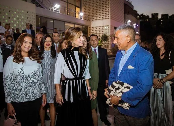 Design Moves Life Moves Design. Queen Rania launched Amman Design Week (ADW2017) at Ras El Ain Hangar